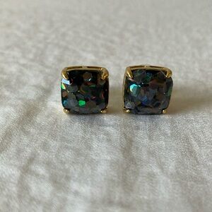 Kate Spade: Iridescent Stud Earrings- Gold Tone